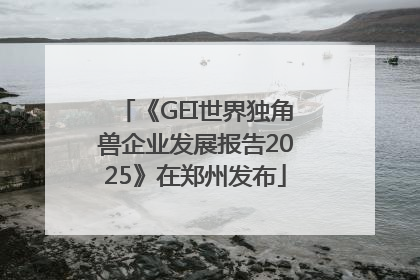 《GEI世界独角兽企业发展报告2025》在郑州发布