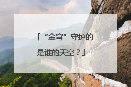“金穹”守护的是谁的天空？