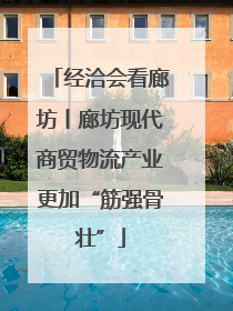 经洽会看廊坊丨廊坊现代商贸物流产业更加“筋强骨壮”