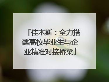 佳木斯：全力搭建高校毕业生与企业精准对接桥梁