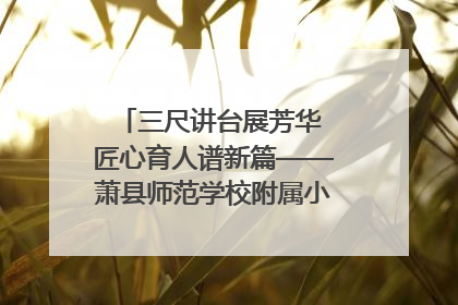 三尺讲台展芳华 匠心育人谱新篇——萧县师范学校附属小学第十三届班主任基本功大赛圆满举办