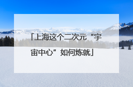 上海这个二次元“宇宙中心”如何炼就
