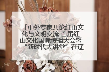 中外专家共论红山文化与文明交流 首届红山文化国际传播大会暨“新时代大讲堂”在辽宁朝阳举办