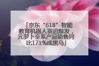 京东“618”智能教育机器人赛道爆发，元萝卜全系产品销售同比171%成黑马