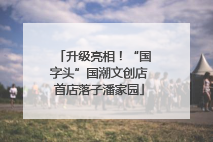 升级亮相！“国字头”国潮文创店首店落子潘家园