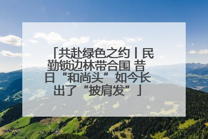 共赴绿色之约丨民勤锁边林带合围 昔日“和尚头”如今长出了“披肩发”