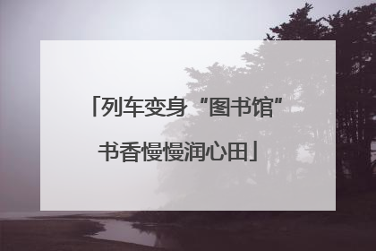 列车变身“图书馆” 书香慢慢润心田