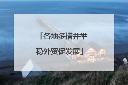 各地多措并举稳外贸促发展