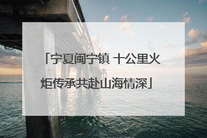 宁夏闽宁镇 十公里火炬传承共赴山海情深