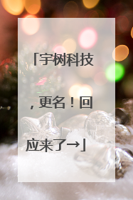宇树科技，更名！回应来了→