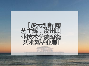 多元创新 陶艺生辉：汝州职业技术学院陶瓷艺术系毕业展