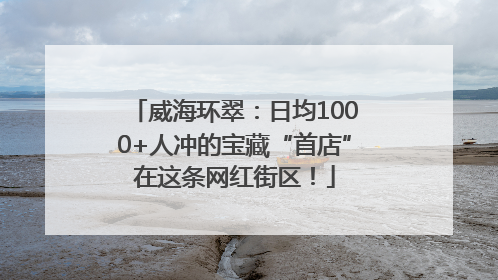 威海环翠：日均1000+人冲的宝藏“首店”在这条网红街区！
