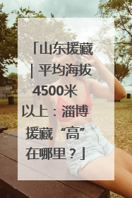 山东援藏｜平均海拔4500米以上：淄博援藏“高”在哪里？