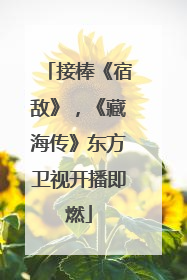 接棒《宿敌》，《藏海传》东方卫视开播即燃