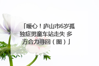 暖心！庐山市6岁孤独症男童车站走失 多方合力寻回（图）