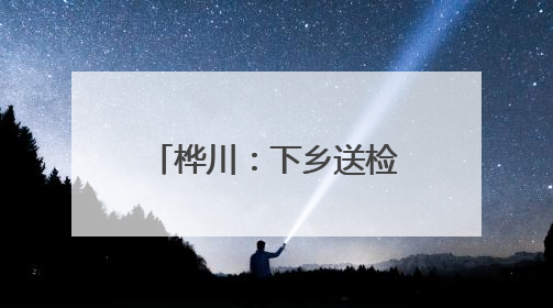 桦川：下乡送检定 暖心助农兴