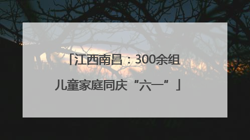 江西南昌：300余组儿童家庭同庆“六一”