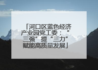 河口区蓝色经济产业园党工委：“三强”提“三力”赋能高质量发展