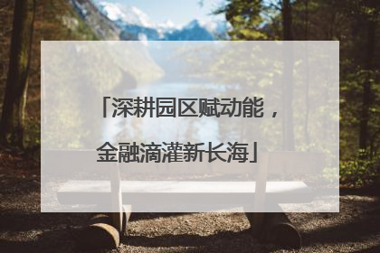 深耕园区赋动能，金融滴灌新长海