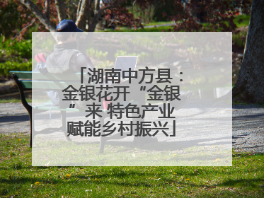 湖南中方县：金银花开“金银”来 特色产业赋能乡村振兴