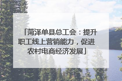菏泽单县总工会：提升职工线上营销能力，促进农村电商经济发展