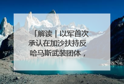 解读｜以军首次承认在加沙扶持反哈马斯武装团体，影响几何？