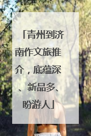 青州到济南作文旅推介，底蕴深、新品多、盼游人