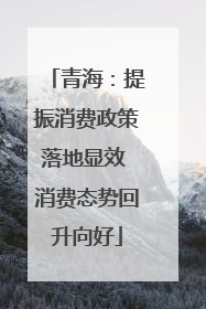 青海：提振消费政策落地显效 消费态势回升向好