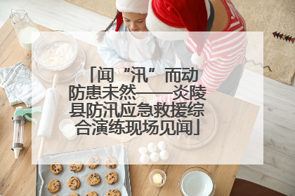闻“汛”而动 防患未然——炎陵县防汛应急救援综合演练现场见闻