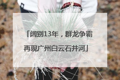 阔别13年，群龙争霸再现广州白云石井河