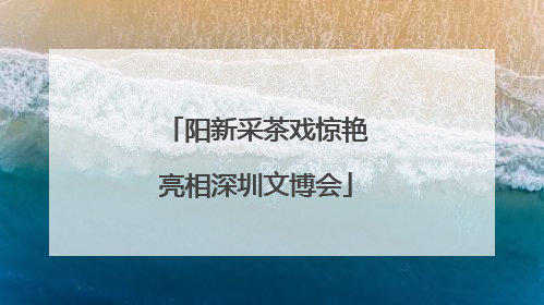 阳新采茶戏惊艳亮相深圳文博会