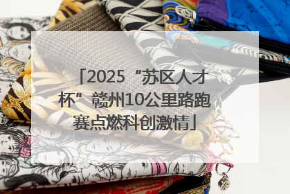 2025“苏区人才杯”赣州10公里路跑赛点燃科创激情