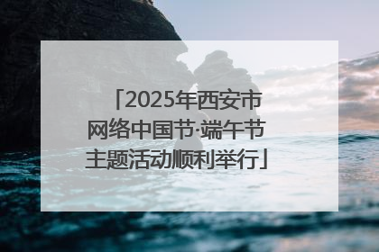 2025年西安市网络中国节·端午节主题活动顺利举行